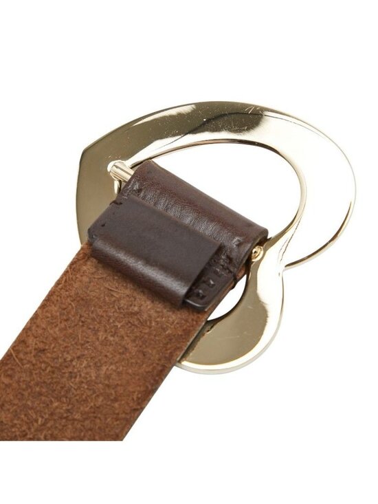 Gucci Heart Buckle leto 32 Brown Leather Belt main image 6
